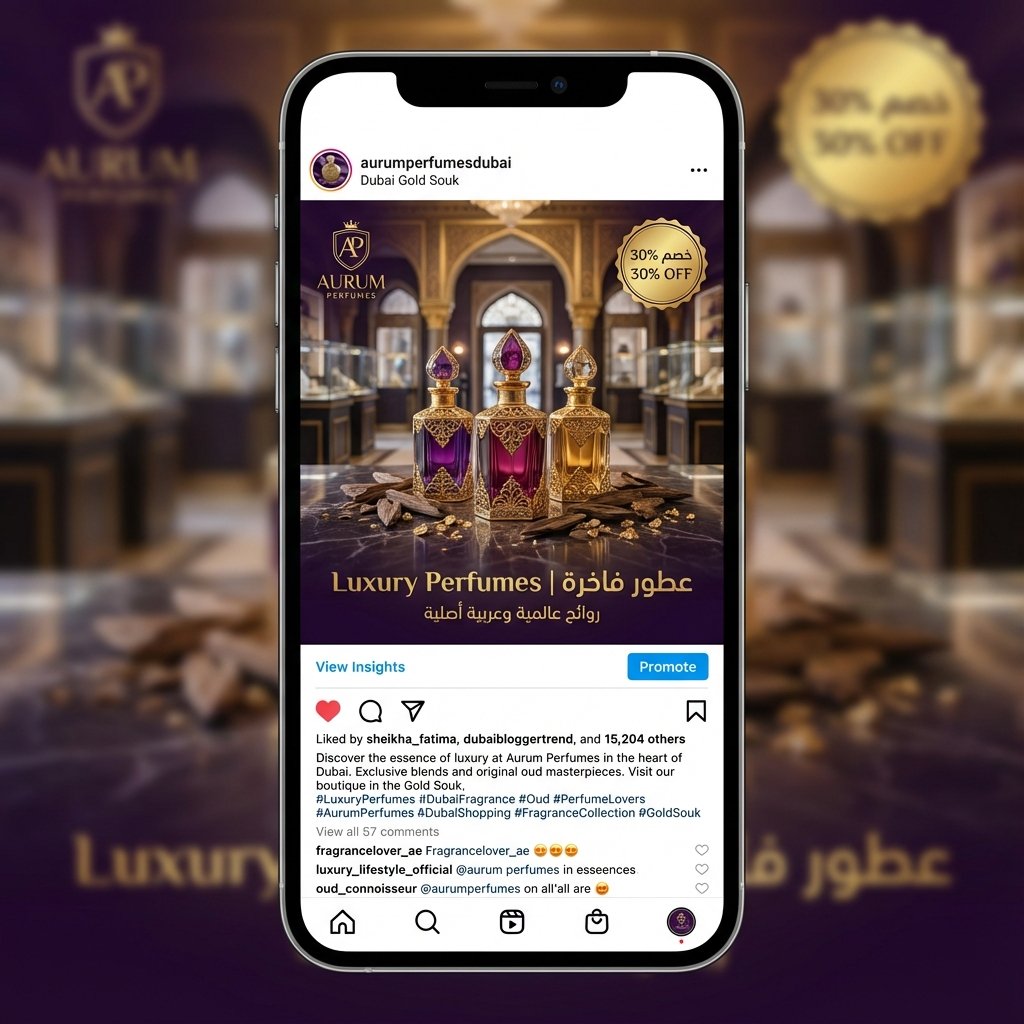 Perfume Store Instagram Post